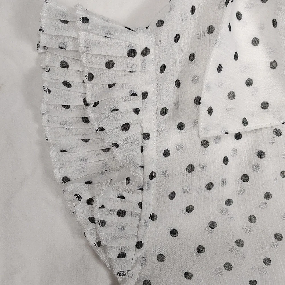 Susie Rose girls junior 15/17 sized sleeveless sheer blouse - Picture 4 of 12